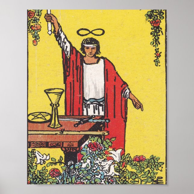 Magician Tarot Card Poster (Framsidan)