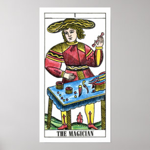 Magician Tarot Card Poster