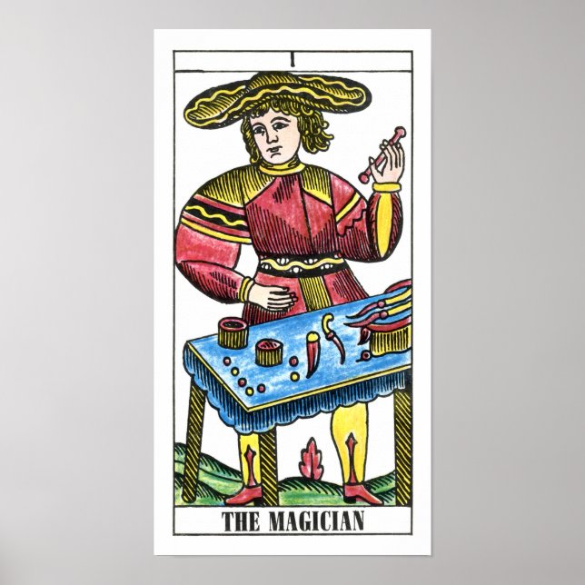 Magician Tarot Card Poster (Framsidan)