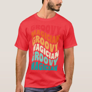 Magician Vintage Retro 60 s 70:s 80-tal Vibes T Shirt