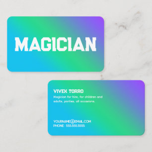 Magician Visitkort