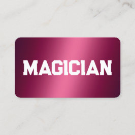 Magician Visitkort