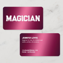 Magician Visitkort