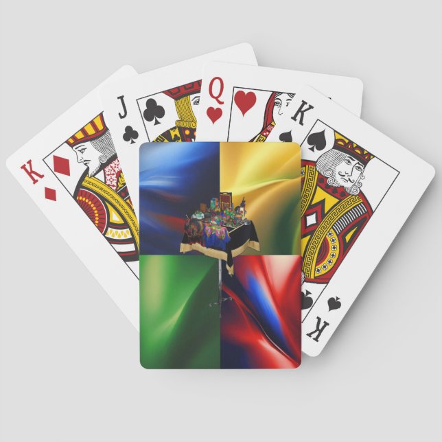 Magicians Bord Fanning Deck (1) Casinokort (Baksidan)