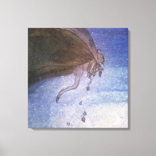 Magicians Cape av John Bauer Canvastryck (Framsida)