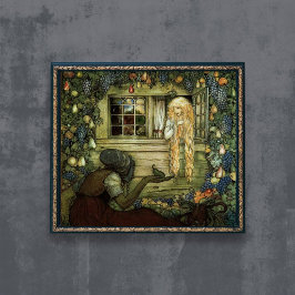 Magicians Cape John Bauer Poster