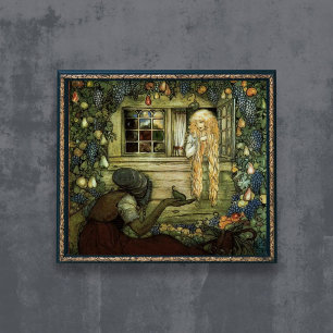 Magicians Cape John Bauer Poster