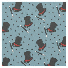 Magicians Hats, Magic Trollspös and Stars Blue Tyg