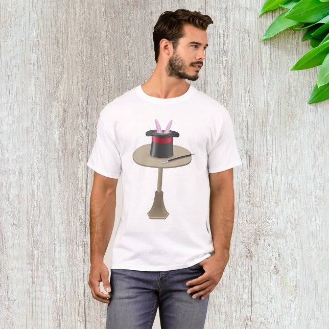 Magicians Rabbit i en hatt T Shirt (Skapare uppladdad)
