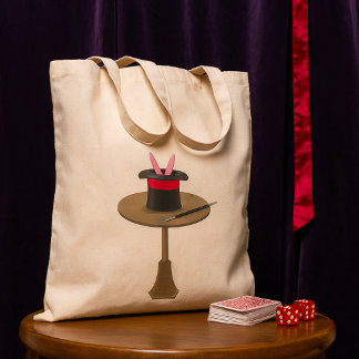 Magicians Rabbit i en hatt Tygkasse