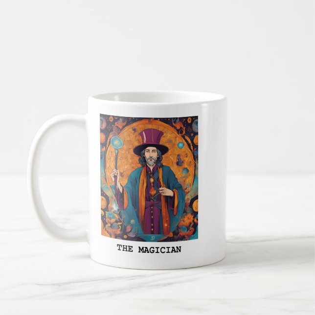 MAGICIEN - TAROT-KORT KAFFEMUGG (Vänster)