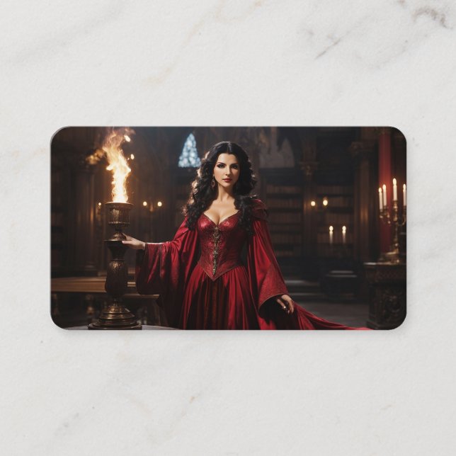Magick Bookmark Damen Visitkort (Framsida)