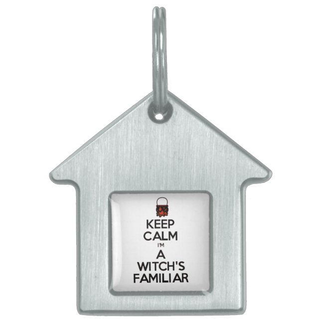 Magick - häxa förtrogen vän ID-bricka husdjur (Framsidan)