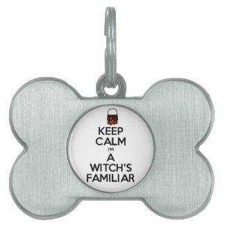 Magick - häxa förtrogen vän namnbricka husdjur