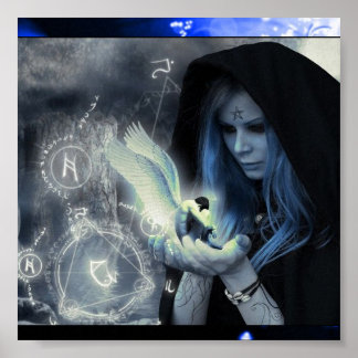 Magick in her Händer Poster