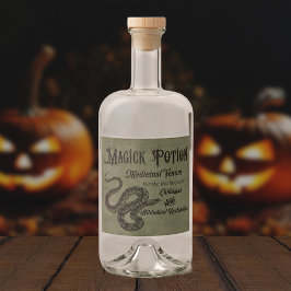 Magick-läge Spritflaskor Etikett