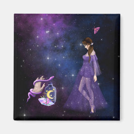 Magick Lila Gift för gikt Magnet