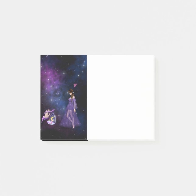 Magick Lila Gift för gikt Post-it Block (Framsida)