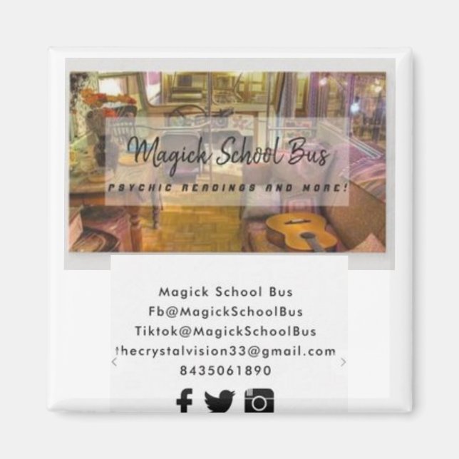 Magick School Buss Magnet (Framsidan)