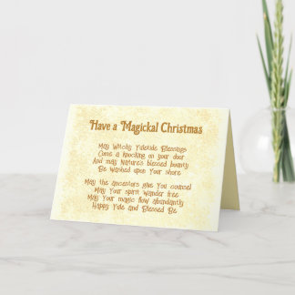 Magickal Jul-Helgdag-kort Helgkort