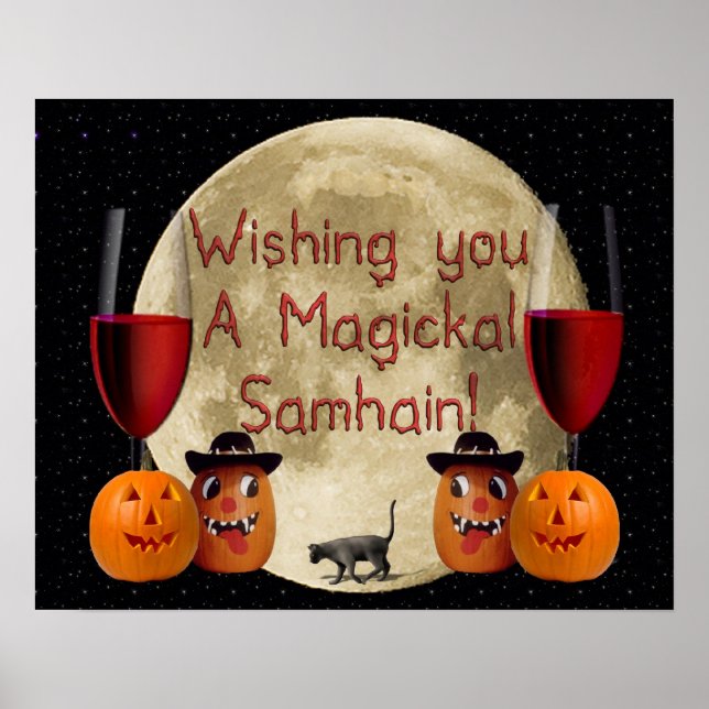 Magickal Samhain Poster (Framsidan)