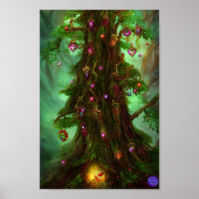 MAGICKE FOREST LJUS POSTER (Framsidan)
