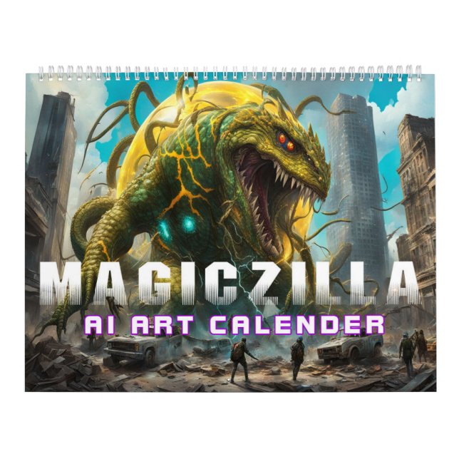 Magiczilla AI Art Kalender (Omslag)