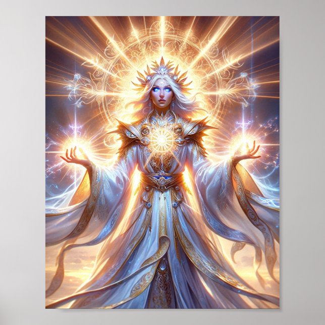 Magierin des Lichts: Strahlende Meisterin Poster (Framsidan)