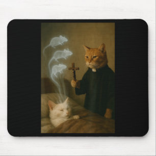 Magiker Katt Meme Katt Exorcism Mus Rolig Fantasy Musmatta