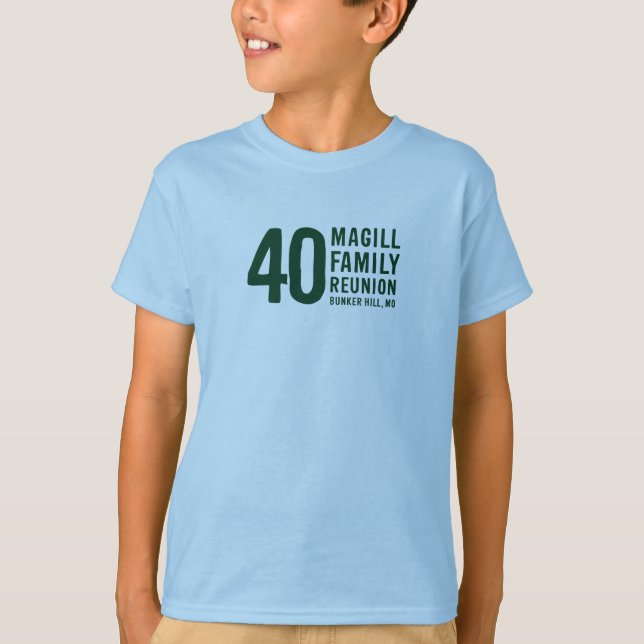 Magill Reunion T-Shirt: Design B Tee (Framsida)