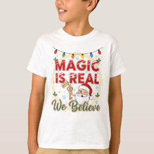 Magin är verklig Tomte Barn T Shirt