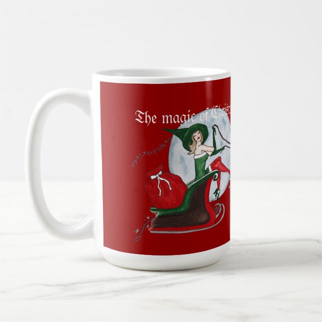 Magin av jul kaffemugg (Vänster)