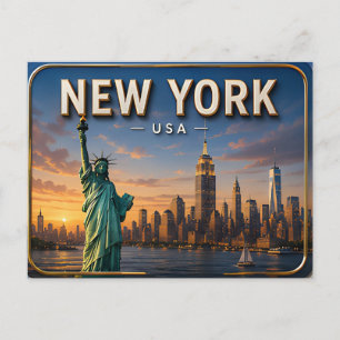 Magin av New York City Vykort