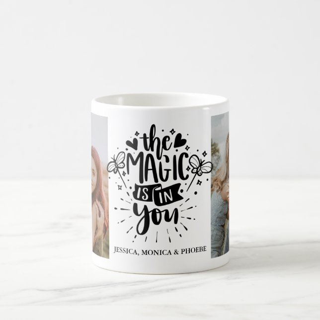 "Magin finns inom dig" Fotomugg Kaffemugg (Center)