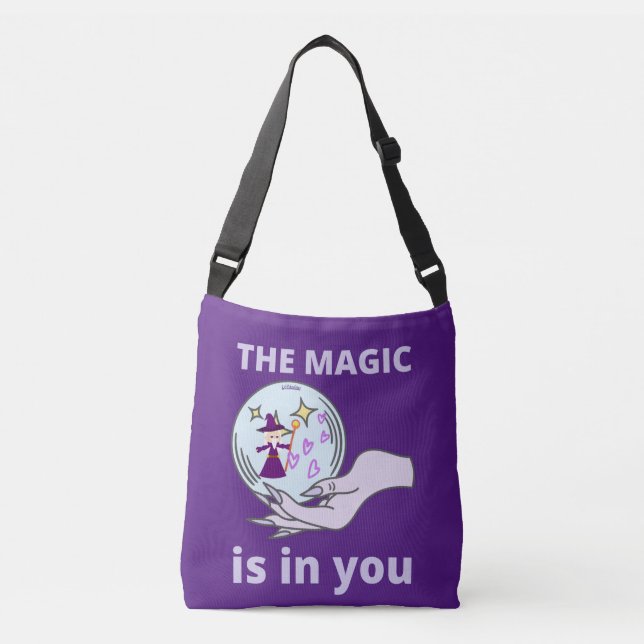 MAGIN FINNS INOM DIG   inspirerande presentidé     Axelväska (Framsida)