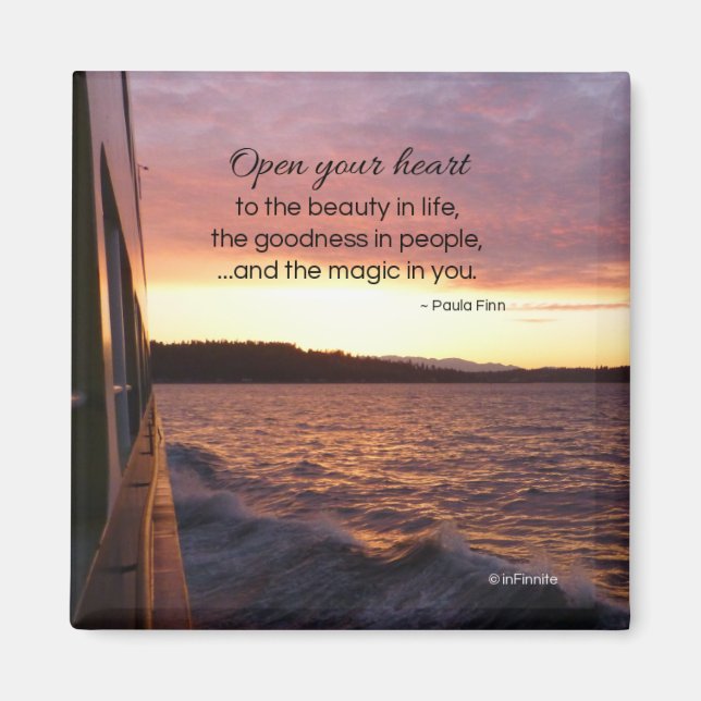 Magin i dig.. inspirerande magnet (Framsidan)