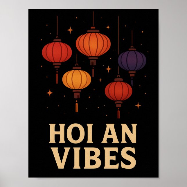 Magin i Hoi An – Lykta Konst  Poster (Framsidan)