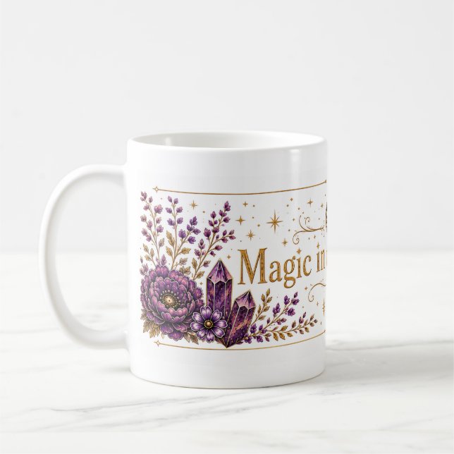Magin i vardagen (Vit) Kaffemugg (Vänster)