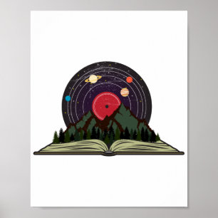 magin med böcker vintage vinylskiva poster