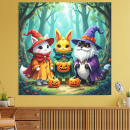 Magische Halloween-Nacht  Canvastryck