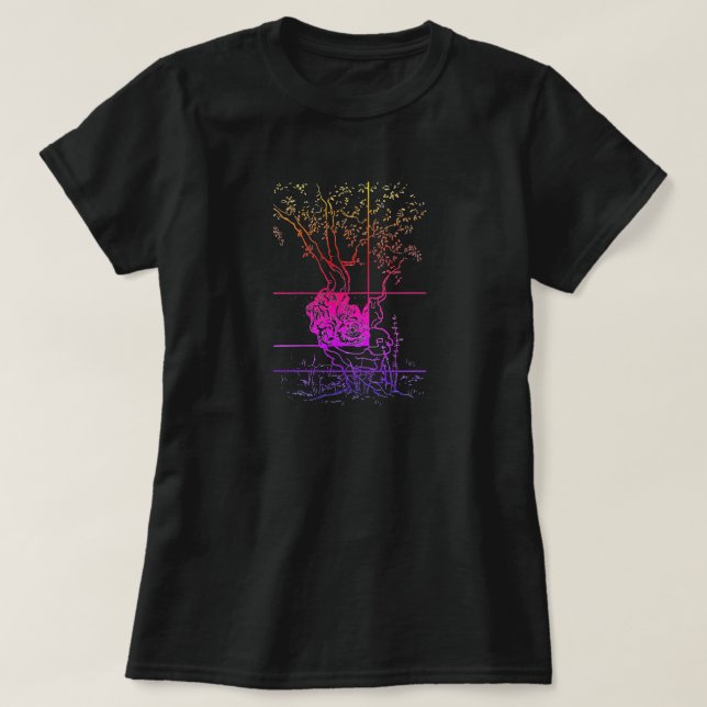 Magische Olivenbaum T Shirt (Design framsida)