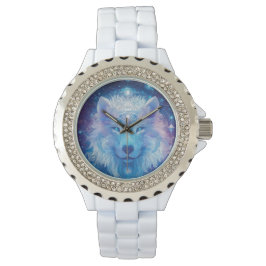 Magischer Wolf Armbanduhr für Damen Armbandsur