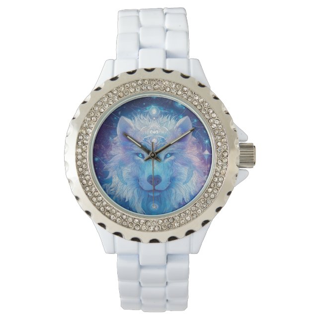 Magischer Wolf Armbanduhr für Damen Armbandsur (Framsida)