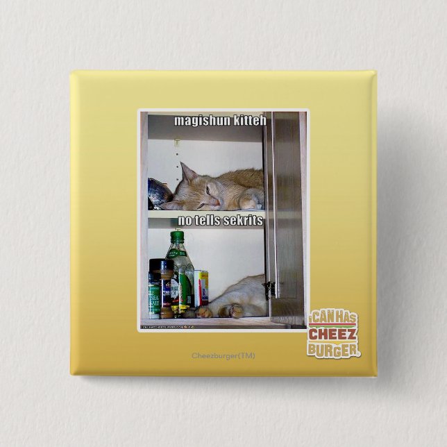 Magishun Kitteh Knapp (Framsida)