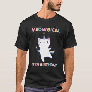 Magisk 87-års födelsedag Katt 87 år gammal katt T Shirt