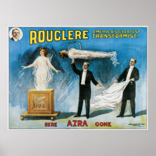 Magisk affischkonst för vintage poster