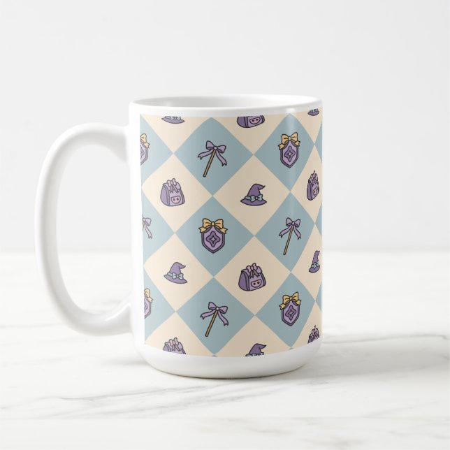 Magisk Akademi Trollkarlsskola Blå Kaffemugg (Vänster)