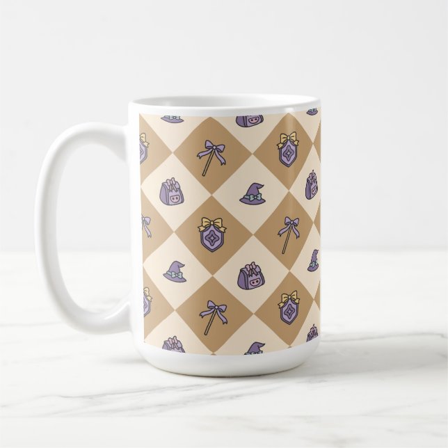Magisk Akademi Trollkarlsskola Guld Kaffemugg (Vänster)
