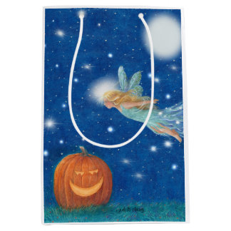 Magisk älva och Jack O'Lantern Halloween-fest