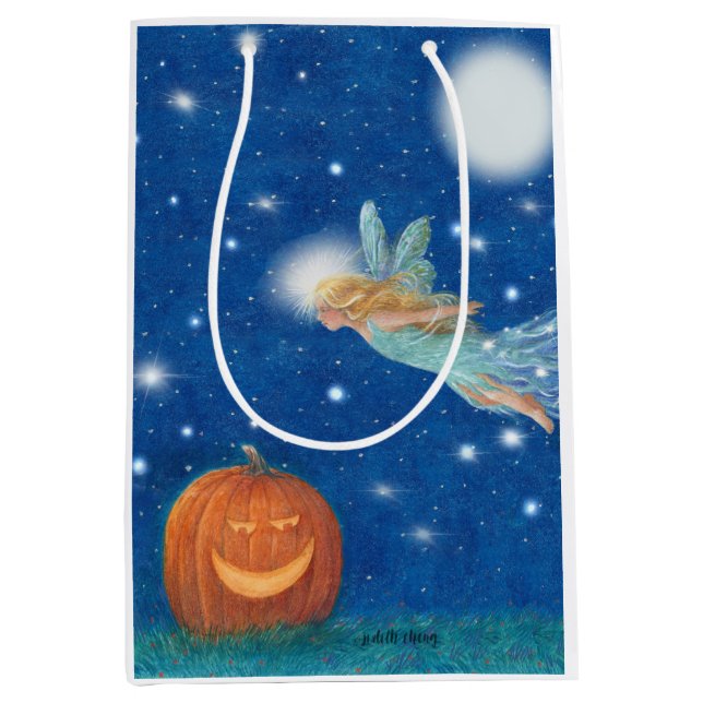 Magisk älva och Jack O'Lantern Halloween-fest (Framsidan)